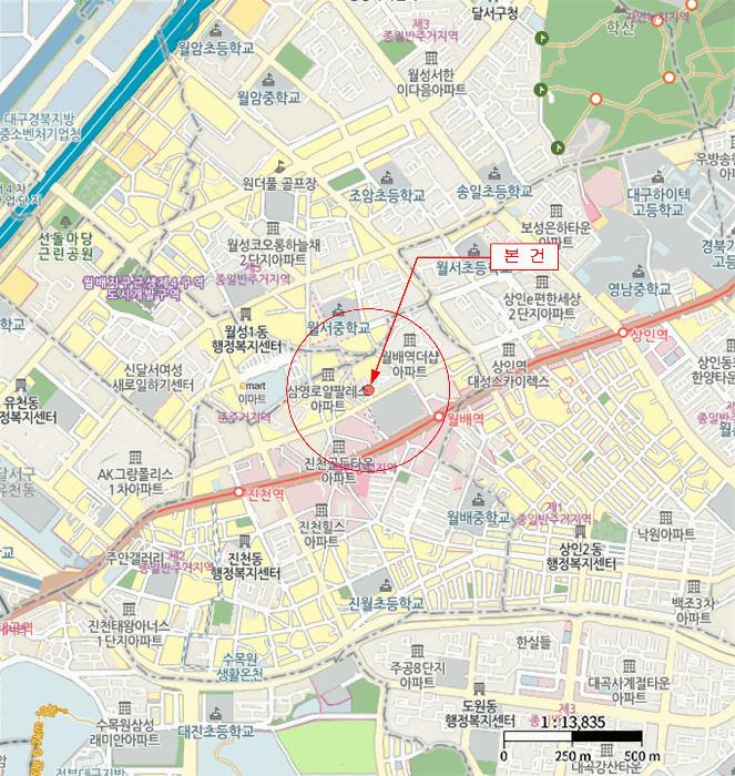대구광역시 달서구 진천동 78-1 진천월성위너파크 1층101호 근린상가 경매 사진 16