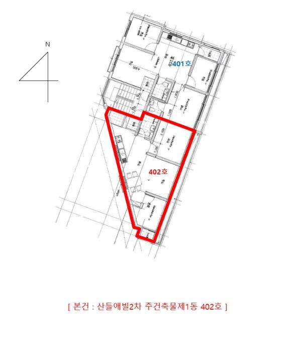 인천광역시 남동구 도림로32번길 13, 주건축물제1동 402호 (도림동,산들애빌2차)구) 인천광역시 남동구 도림동 668-1 다세대(빌라) 경매 사진 8
