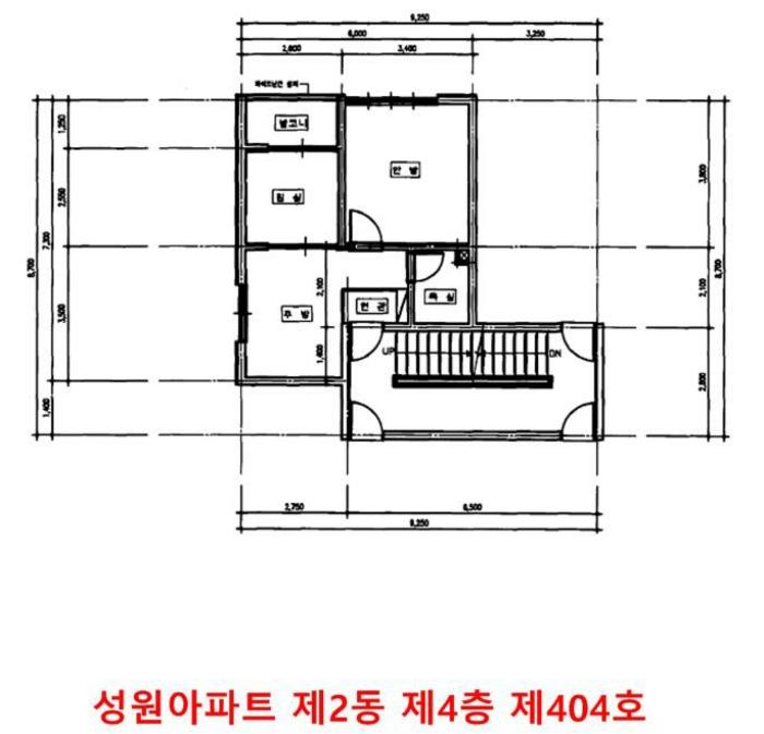 인천광역시 부평구 주부토로56번길 24-11, 2동 4층 404호 (부평동, 성원아파트)구) 인천광역시 부평구 부평동 409-15 아파트 경매 사진 8