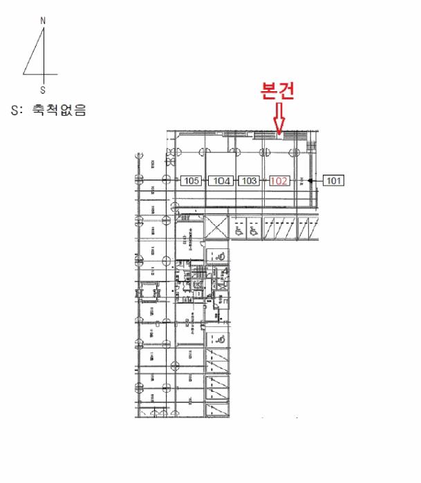 충청남도 천안시 동남구 신부동 988 도솔노블시티동문굿모닝힐 상가1-1,2동 지1층102호구) 충청남도 천안시 동남구 신부동 988 근린상가 경매 사진 11