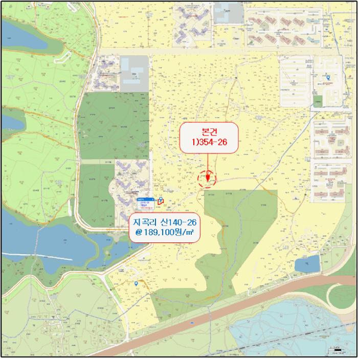 전북특별자치도 군산시 지곡동 354-23 임야 경매 사진 5
