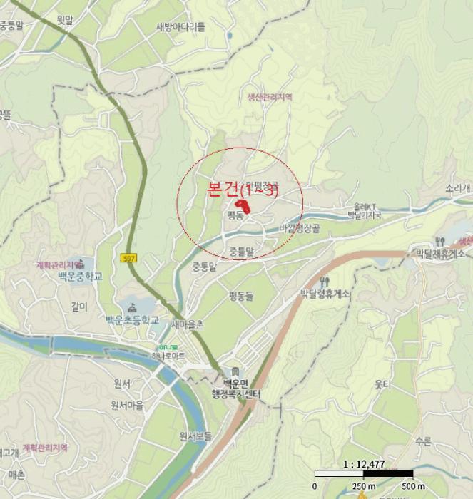 충청북도 제천시 백운면 평동리 367 대지 경매 사진 31