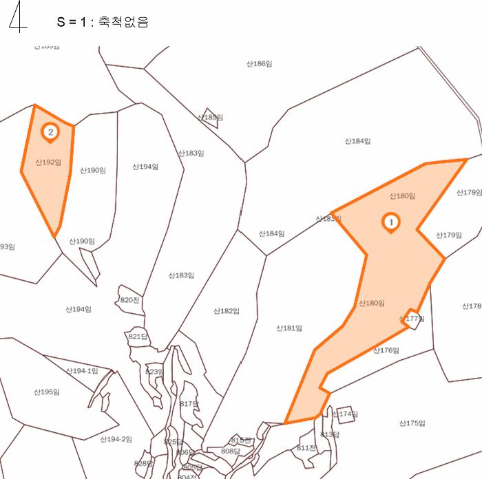 전라남도 순천시 별량면 대룡리 산180 임야 경매 사진 13