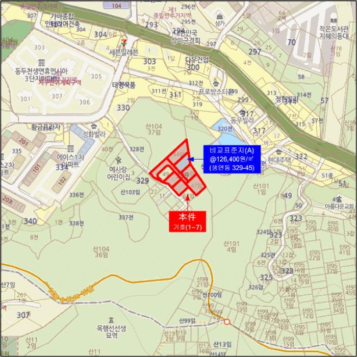경기도 동두천시 생연동 329-44 임야 경매 사진 37