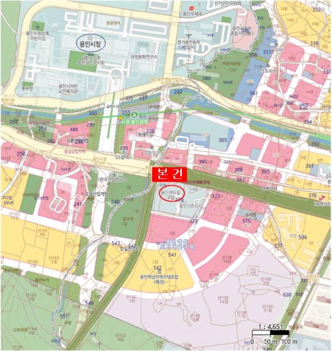 경기도 용인시 처인구 중부대로 1216, 7층739호 (역북동,용인센트럴코업)구) 경기도 용인시 처인구 역북동 370-3 오피스텔 경매 사진 9