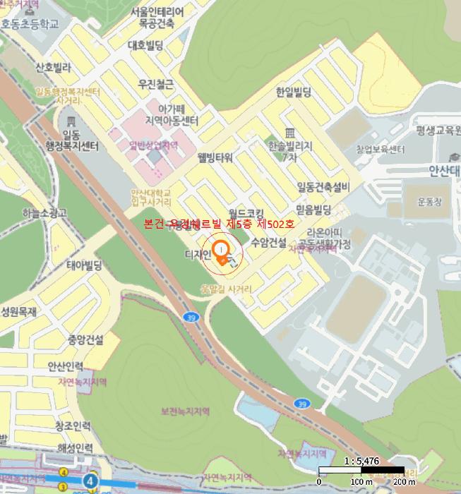 경기도 안산시 상록구 일동 622-16 우경쉐르빌 5층502호 다세대(빌라) 경매 사진 10