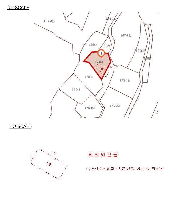 충청북도 진천군 백곡면 성대리 174 대지 경매 사진 14