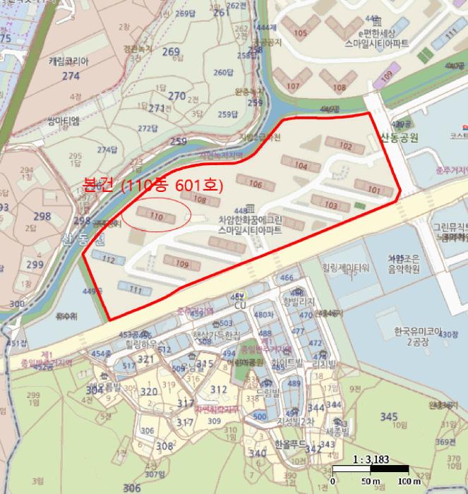 충청남도 천안시 서북구 차암동 448 천안한화꿈에그린스마일시티아파트 110동 601호 아파트 경매 사진 14