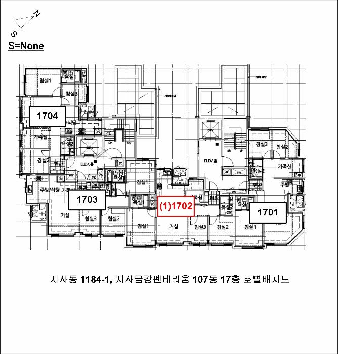 부산광역시 강서구 지사동 1184-1 지사금강펜테리움 107동 17층1702호 아파트 경매 사진 9