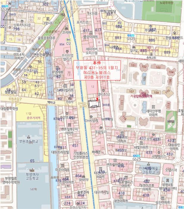인천광역시 부평구 부평동 431-15 헤리움노블레스 9층911호 다세대(빌라) 경매 사진 14