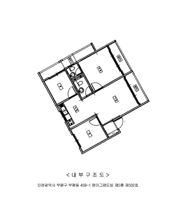 인천광역시 부평구 부평동 459-1 원아그랜드빌 5층502호 다세대(빌라) 경매 사진 11