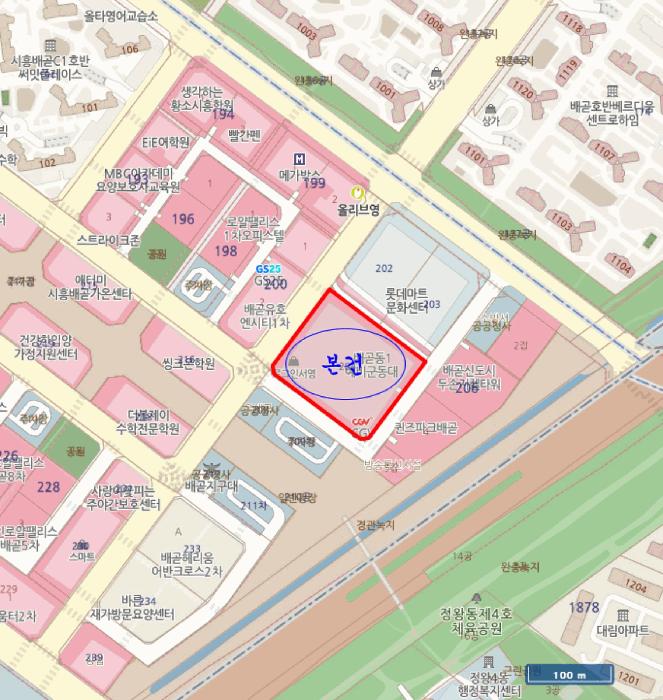 경기도 시흥시 서울대학로278번길 61, 4층438호 (정왕동,서영베니스스퀘어)구) 경기도 시흥시 배곧동 204 근린상가 경매 사진 9