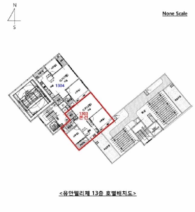 부산광역시 영도구 태종로 390, 13층1303호 (청학동,유안펠리체)구) 부산광역시 영도구 청학동 102-11 오피스텔 경매 사진 6