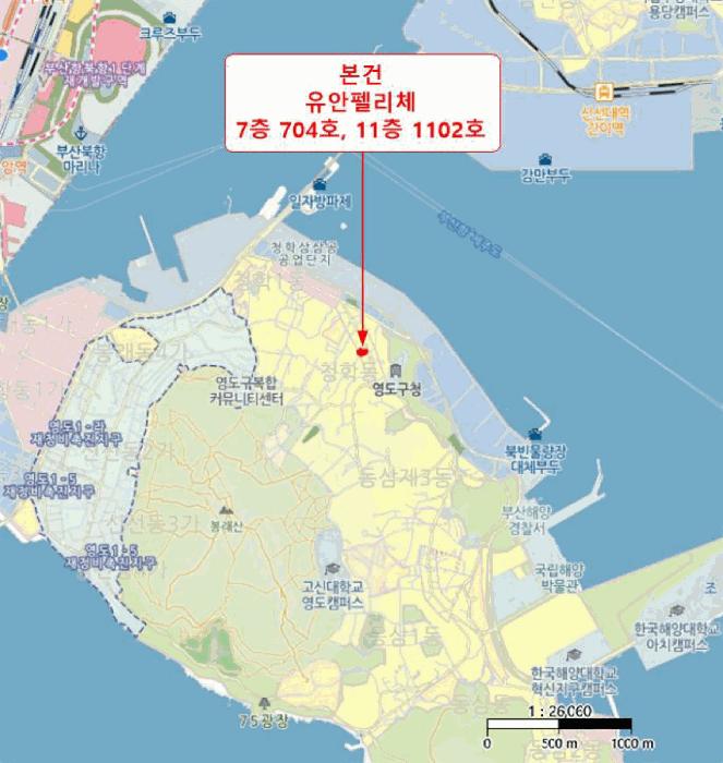 부산광역시 영도구 태종로 390, 7층704호 (청학동,유안펠리체)구) 부산광역시 영도구 청학동 102-11 오피스텔 경매 사진 18
