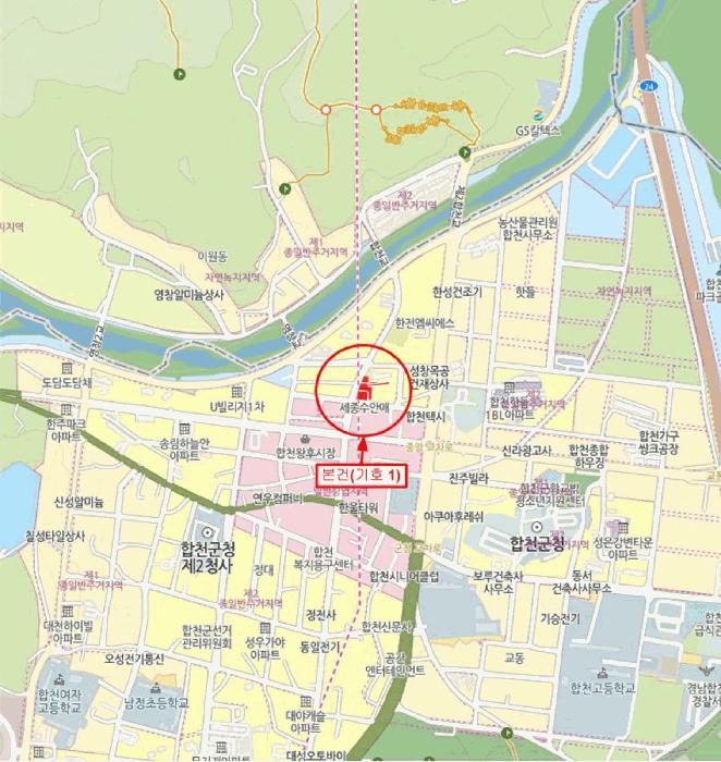 경상남도 합천군 합천읍 합천리 461-19 세종수안애1호 1층상가101호 근린상가 경매 사진 8