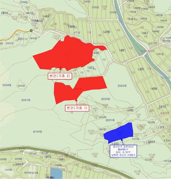 경상남도 거창군 남하면 지산리 산206 임야 경매 사진 13