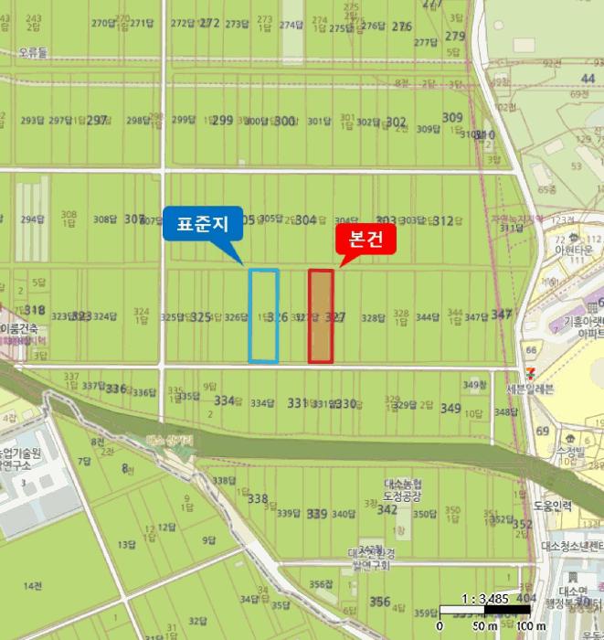 충청북도 음성군 대소면 오류리 327-1 답 경매 사진 5