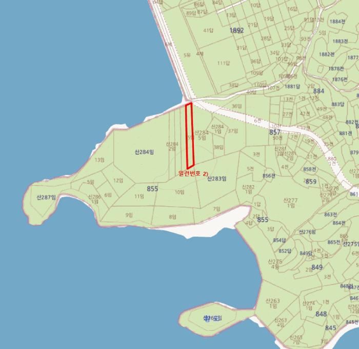 전라남도 여수시 묘도동 855-15 임야 경매 사진 30