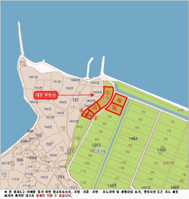 전라남도 고흥군 금산면 석정리 1463-1 답 경매 사진 35