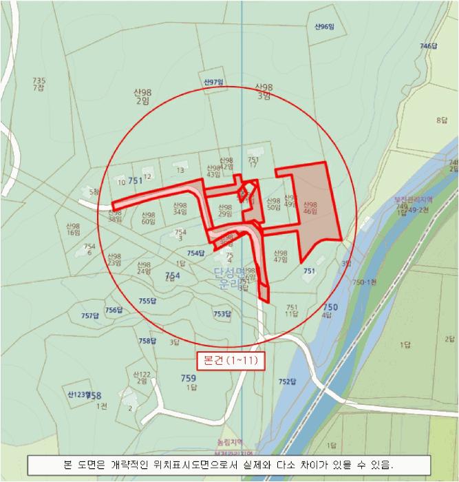 경상남도 산청군 단성면 운리 산98-30 임야 경매 사진 32