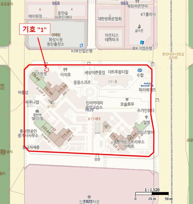 경기도 화성시 오산동 1020 동탄역린스트라우스판매시설 1층1022호 근린상가 경매 사진 20