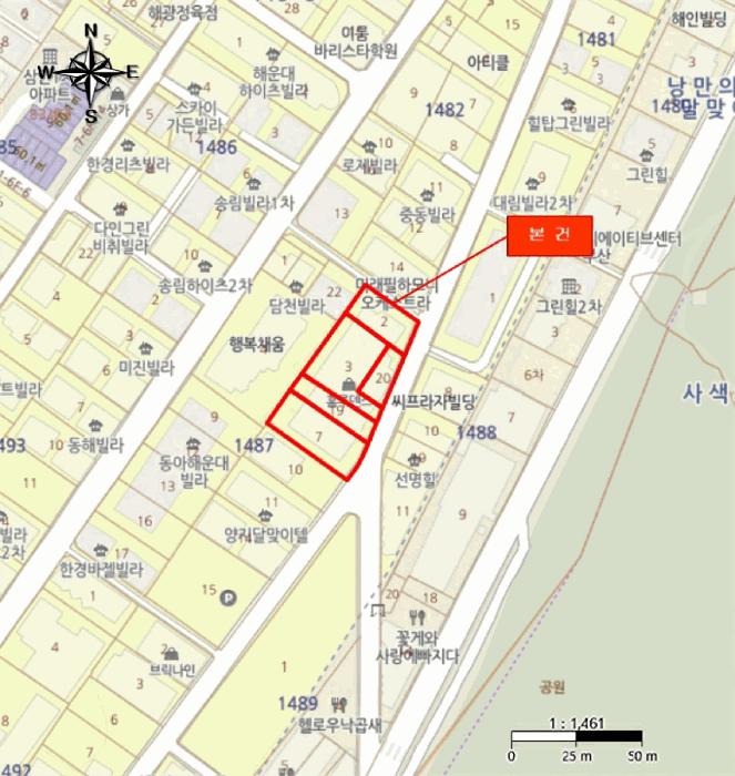 부산광역시 해운대구 중동 1487-3 주건축물 1동 지2층비201호 근린상가 경매 사진 9
