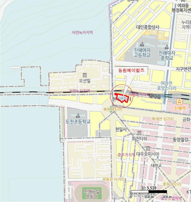 경상남도 창원시 진해구 여좌동 760-56 동원베이힐즈 10층1004호 오피스텔 경매 사진 11