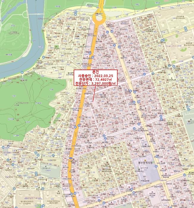 울산광역시 남구 월평로21번길 28, 2층101동213호 (신정동,문수로드림파크)구) 울산광역시 남구 신정동 569-2 오피스텔 경매 사진 10