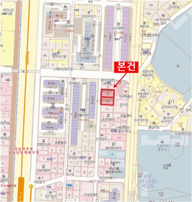 인천광역시 서구 석남동 488-13 해강빌리지 4층405호 오피스텔 경매 사진 12