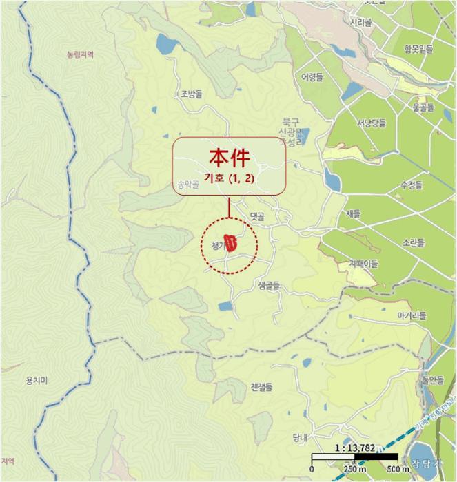 경상북도 포항시 북구 신광면 죽성리 990-1 전 경매 사진 12