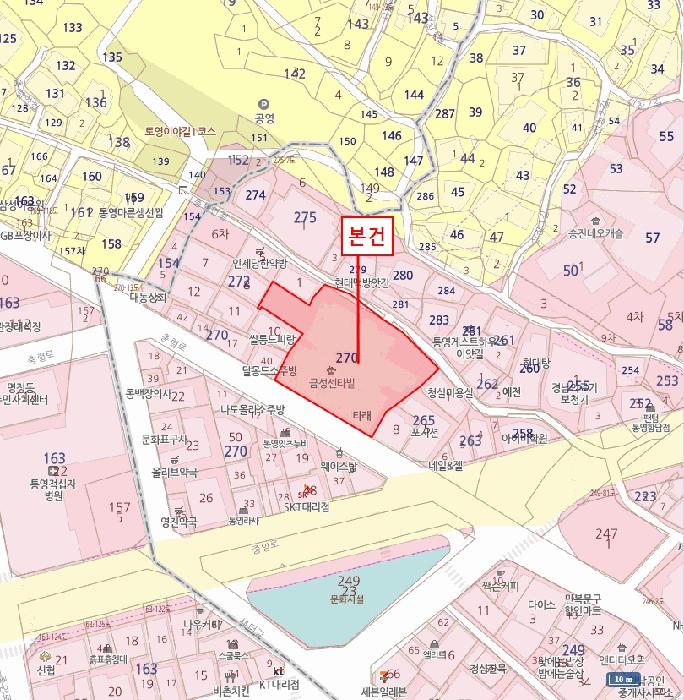경상남도 통영시 항남동 270 금성센타빌 1층 상가103호 근린상가 경매 사진 8