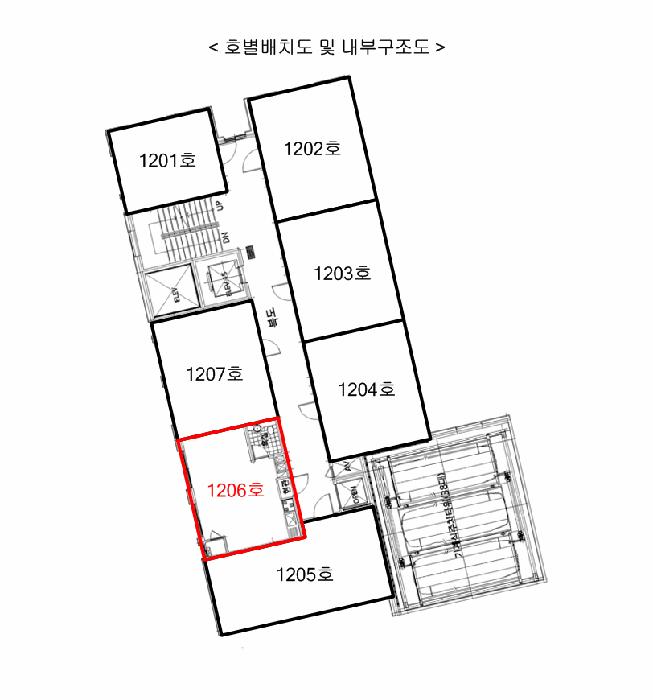 서울특별시 관악구 신림동 1474-15 몽삐에뜨골드 12층1206호 오피스텔 경매 사진 10