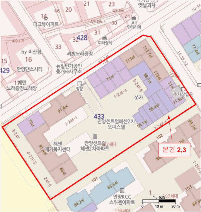 경기도 안양시 만안구 석수동 262-10 아크로빌 2층202호 오피스텔 경매 사진 43