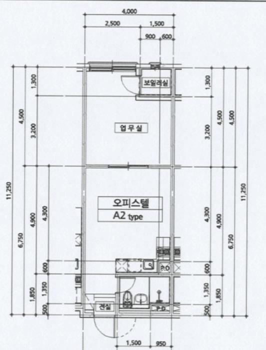 충청남도 천안시 서북구 백석동 1096 백석동주식회사제이케이개발건물 3층304호 오피스텔 경매 사진 18