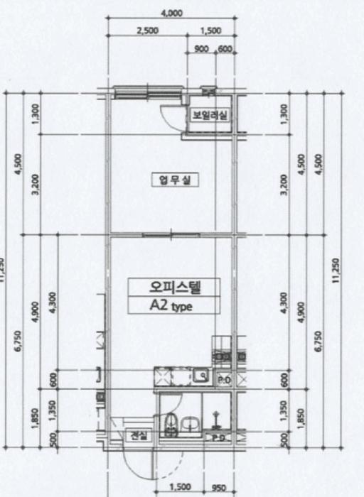 충청남도 천안시 서북구 백석동 1096 백석동주식회사제이케이개발건물 3층305호 오피스텔 경매 사진 19