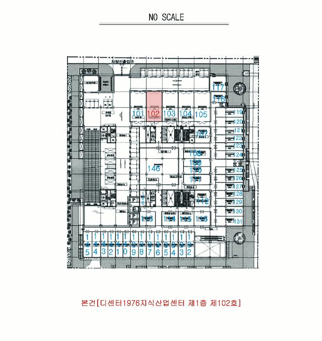 대구광역시 서구 중리동 1166-1 디센터1976지식산업센터 1층102호 아파트형공장 경매 사진 8
