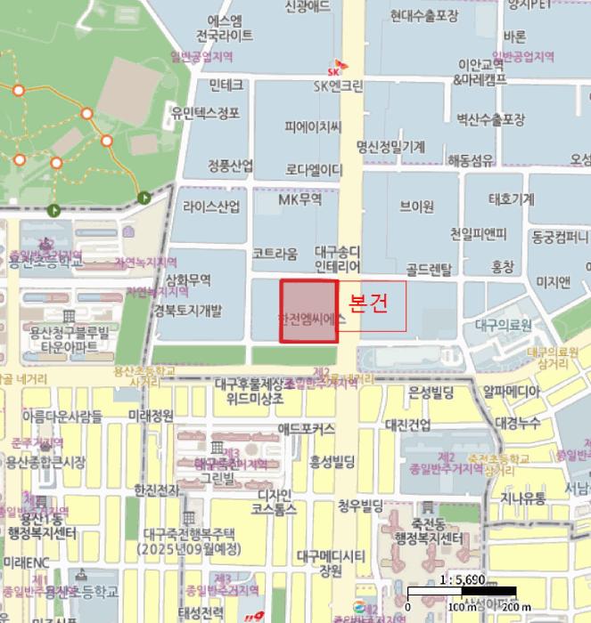 대구광역시 서구 중리동 1166-1 디센터1976지식산업센터 1층102호 아파트형공장 경매 사진 9