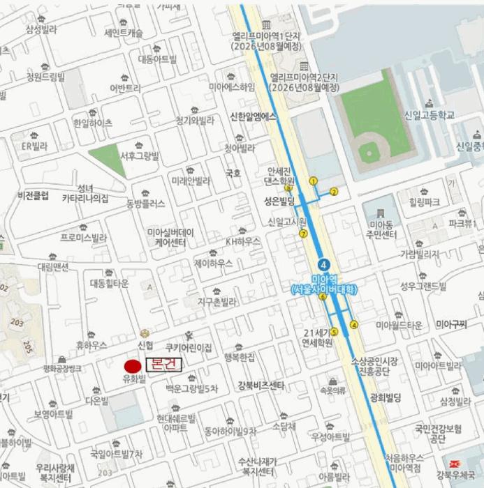 서울특별시 강북구 미아동 301-11 유화빌 4층402호 다세대(빌라) 경매 사진 13