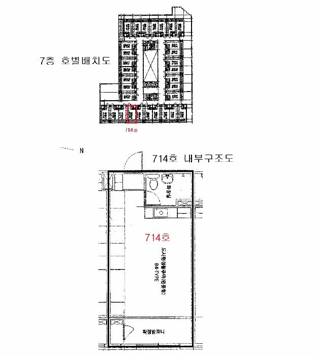 경기도 평택시 지산동 781-9 이한렉스빌플러스 7층714호 도시형생활주택 경매 사진 8