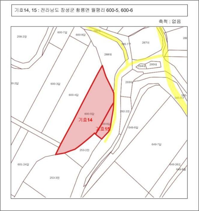 전라남도 장성군 황룡면 옥정리 14 대지 경매 사진 77