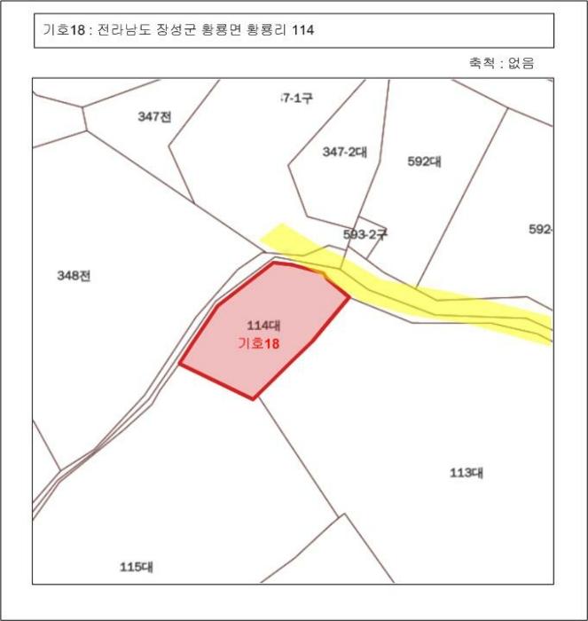 전라남도 장성군 황룡면 옥정리 14 대지 경매 사진 79