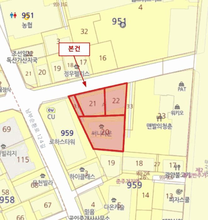 서울특별시 금천구 독산동 959-20 써니타운 제에이동 제2층 제202호 오피스텔 경매 사진 10