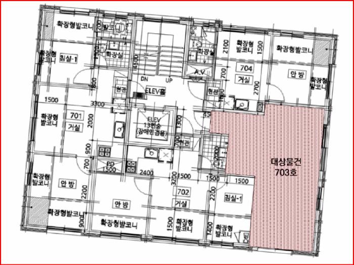 서울특별시 동작구 신대방동 342-15 디앤씨타워 7층703호 다세대(빌라) 경매 사진 10