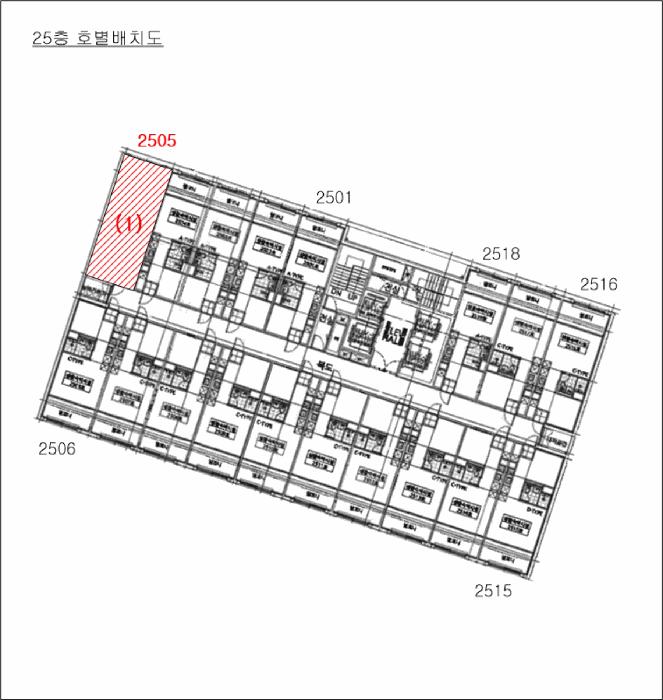 경기도 안산시 단원구 성곡동 838-1 아티스큐브1차 25층2505호 콘도(호텔) 경매 사진 13