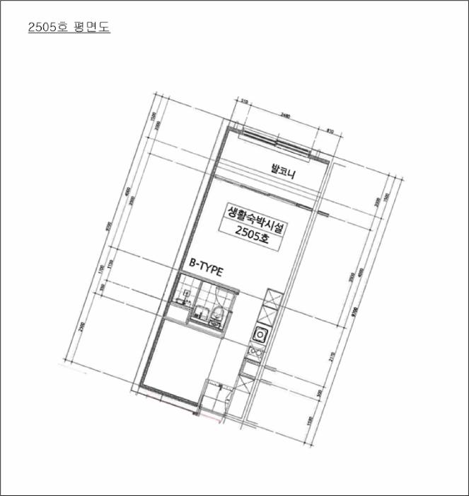 경기도 안산시 단원구 성곡동 838-1 아티스큐브1차 25층2505호 콘도(호텔) 경매 사진 14