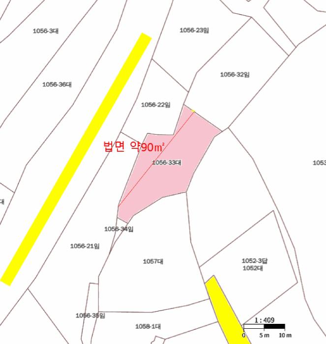경상북도 김천시 대항면 덕전리 1056-33 대지 경매 사진 8