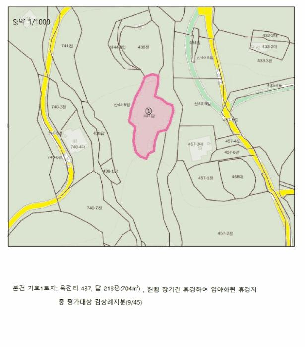 충청북도 제천시 봉양읍 옥전리 437 답 경매 사진 17
