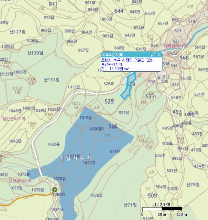 경상북도 포항시 북구 신광면 안덕리 992 답 경매 사진 18
