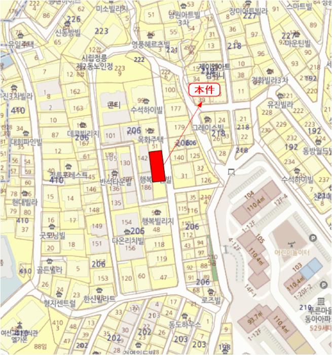 서울특별시 성북구 정릉동 206-141 행복드림빌 에이동 3층302호 다세대(빌라) 경매 사진 11