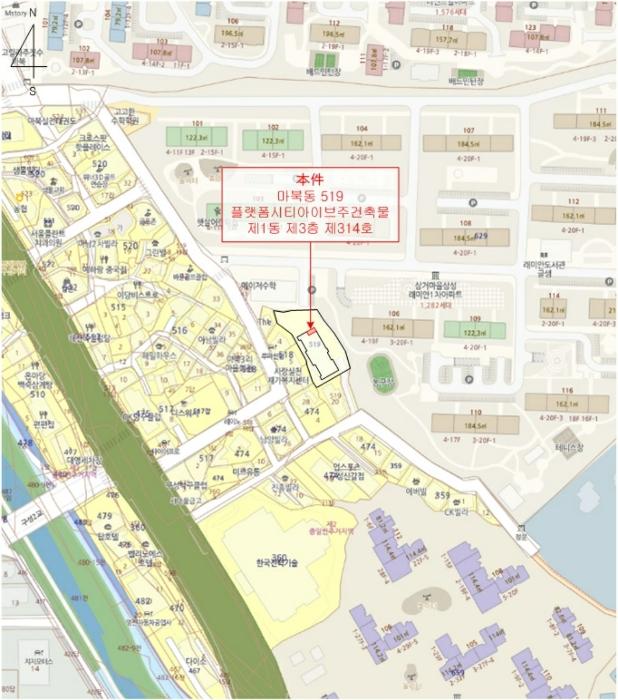 경기도 용인시 기흥구 용구대로2360번길 15, 3층314호 (마북동,플랫폼시티아이브주건축물제1동)구) 경기도 용인시 기흥구 마북동 519 오피스텔 경매 사진 10